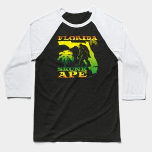 Florida Skunk Ape Baseball T-Shirt